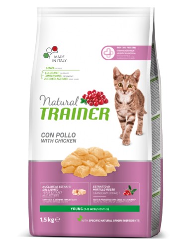 Trainer Natural Young Cat Chicken (Κοτόπουλο)