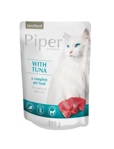 Piper Cat Adult Sterilised Τόνος Pouch 100gr