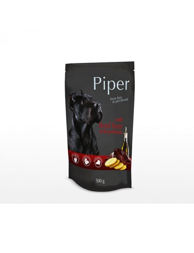 Piper Pouch Adult Συκώτι Βοδινού & Πατάτα 500gr
