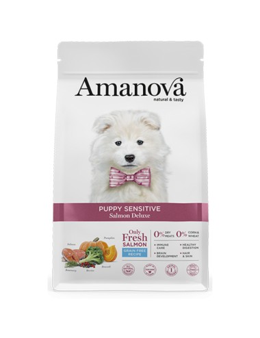 Amanova Puppy Sensitive-Σολομός Deluxe 2kg.