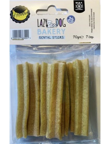 MBF Lazydog Dental Sticks  Μπανανα 7τεμ 130gr