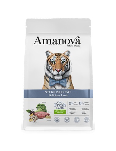 Amanova Αρνί για Στειρωμενη Γατα 1,5kg.