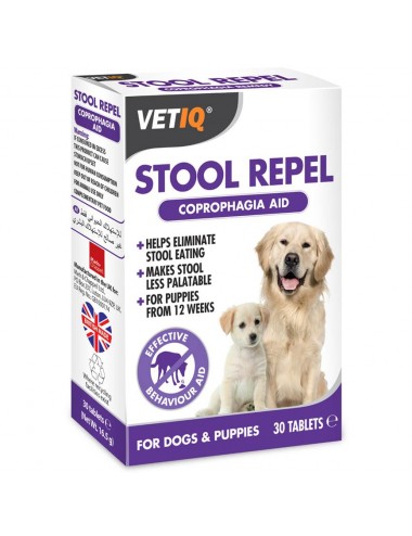 VetIQ Stool Repel Κατά της Κοπροφαγίας Dogs & Puppies, 30 Δισκία
