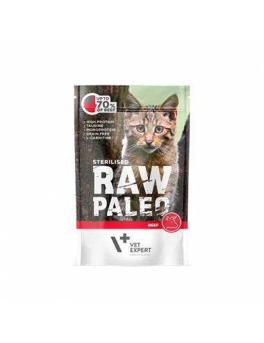 Cat Raw Paleo Sterilised Beef 100 gr