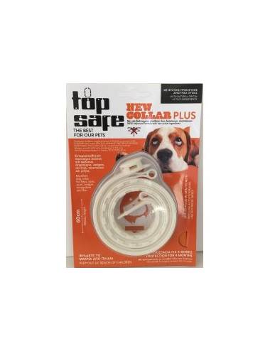 Αντιπαρασιτικό/Απωθητικό Περιλάιμιο Σκύλου Top Safe Plus 60cm