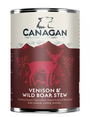 Canagan dog can-Venison & Wild Boar Stew 400gr