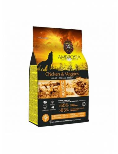 Ambrosia Grain Free Dog Adult Fresh Chicken & Vegies