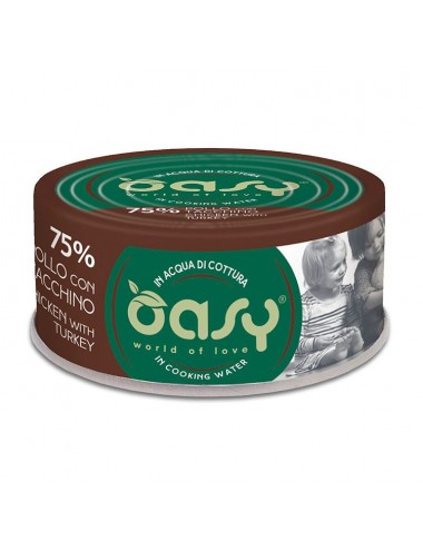 OASY Κονσερβάκια More Love Chicken with Turkey 70gr.