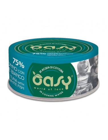 OASY Κονσερβάκια More Love Tuna with Whit Fish 70gr.