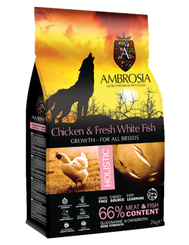 Ambrosia Grain Free Puppy Regular Chicken & Fish Small breeds