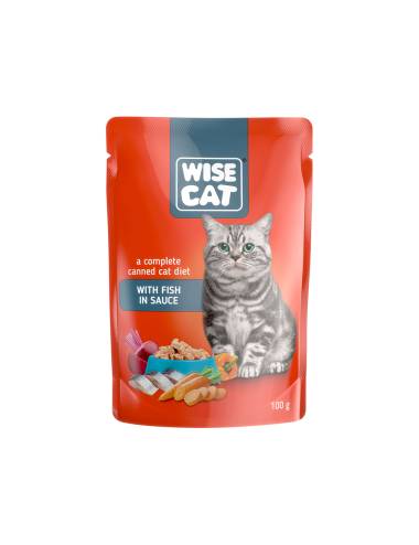 WISE CAT WITH FISH IN SAUCE...