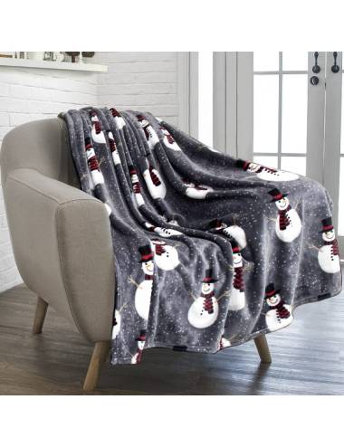 Κουβέρτα Γκρι Xmas...