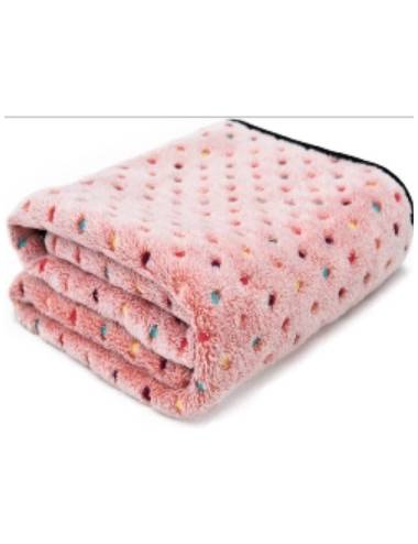 Κουβέρτα Ροζ Πουά