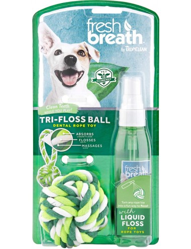 Fresh Breath Liquidfloss and Triflossball